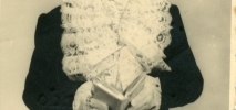 Mando García Miranda en su primera comunión, 1963